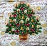 Beau sapin décoré et illuminé