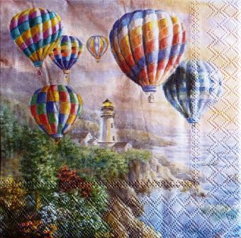 Voyage en ballons au bord de mer