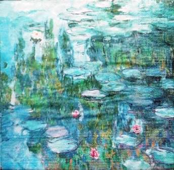 Peinture les Nympheas de Monet