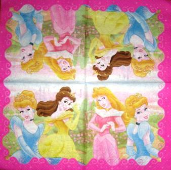 Princesses, bordure rose