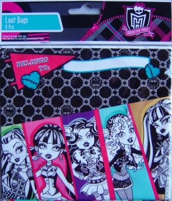 8 sachets à bonbons Monster High