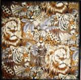 T&ecirc;tes de lion, tigre, l&eacute;opard