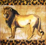 Beau lion debout