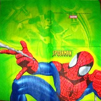 Spiderman fond vert GM