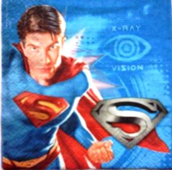 Superman fond bleu