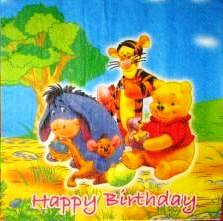 Winnie et ses amis "happy birthday"